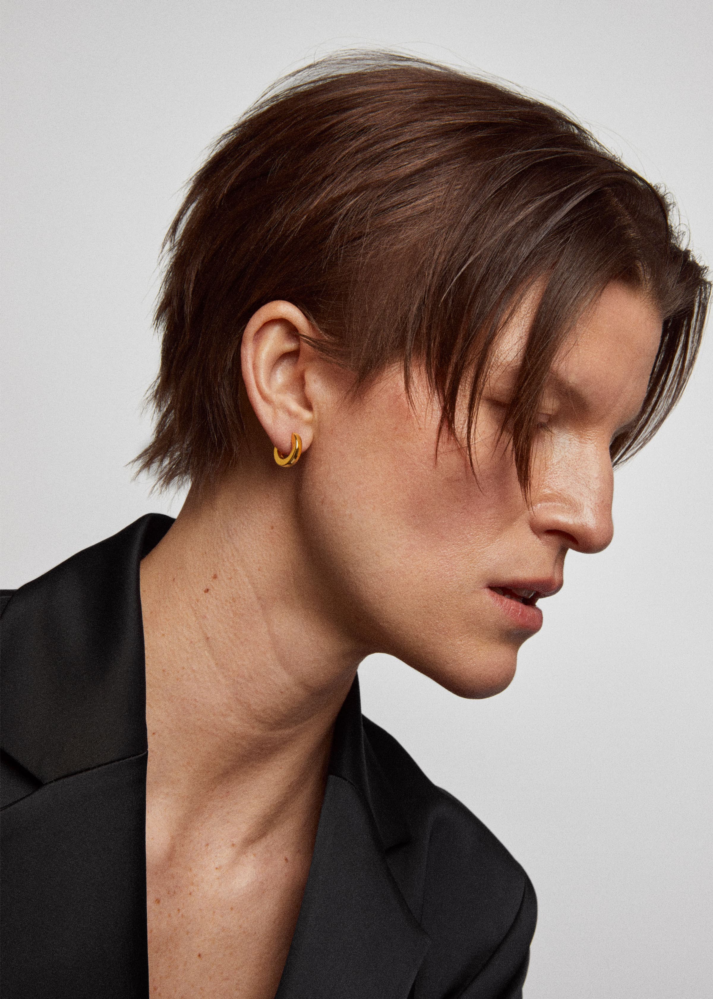 Square earrings small