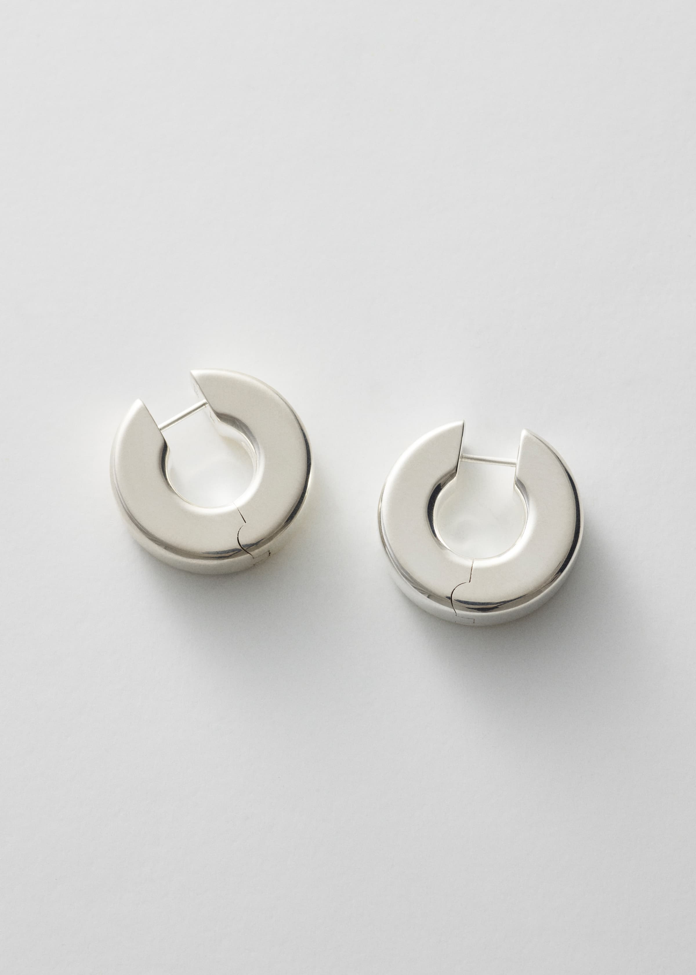 Square earrings large