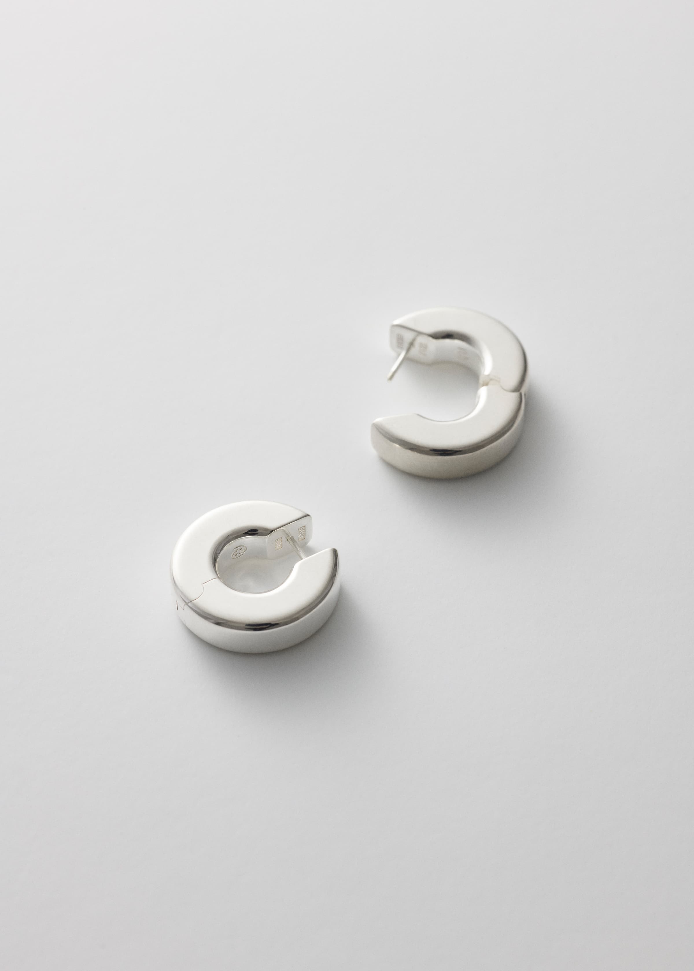 Square earrings large
