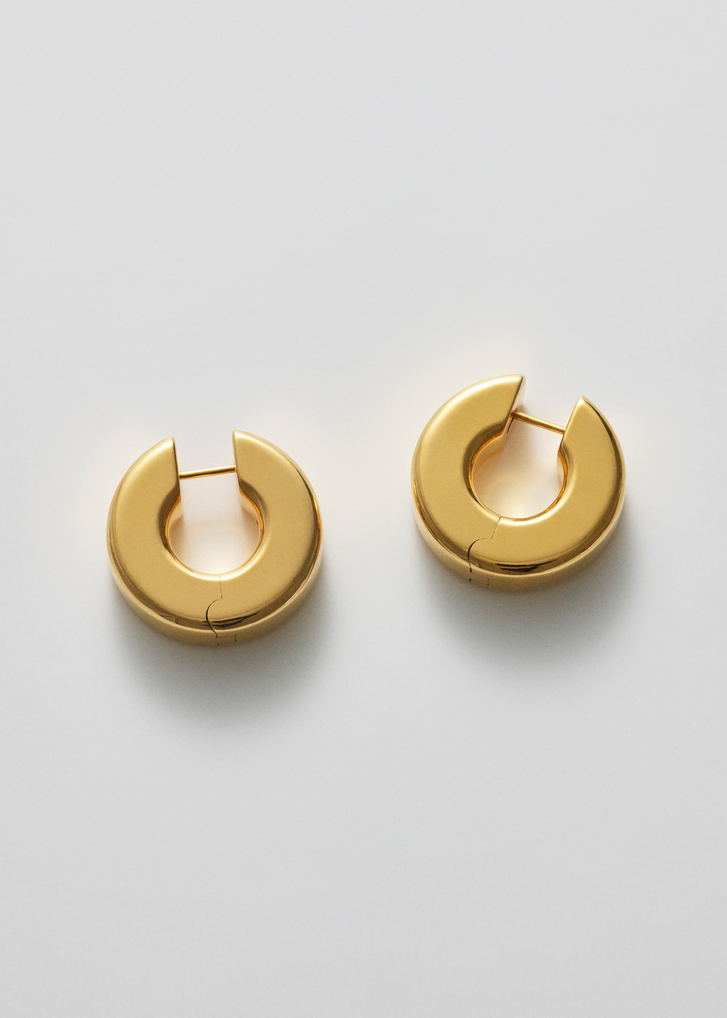 Square earrings large