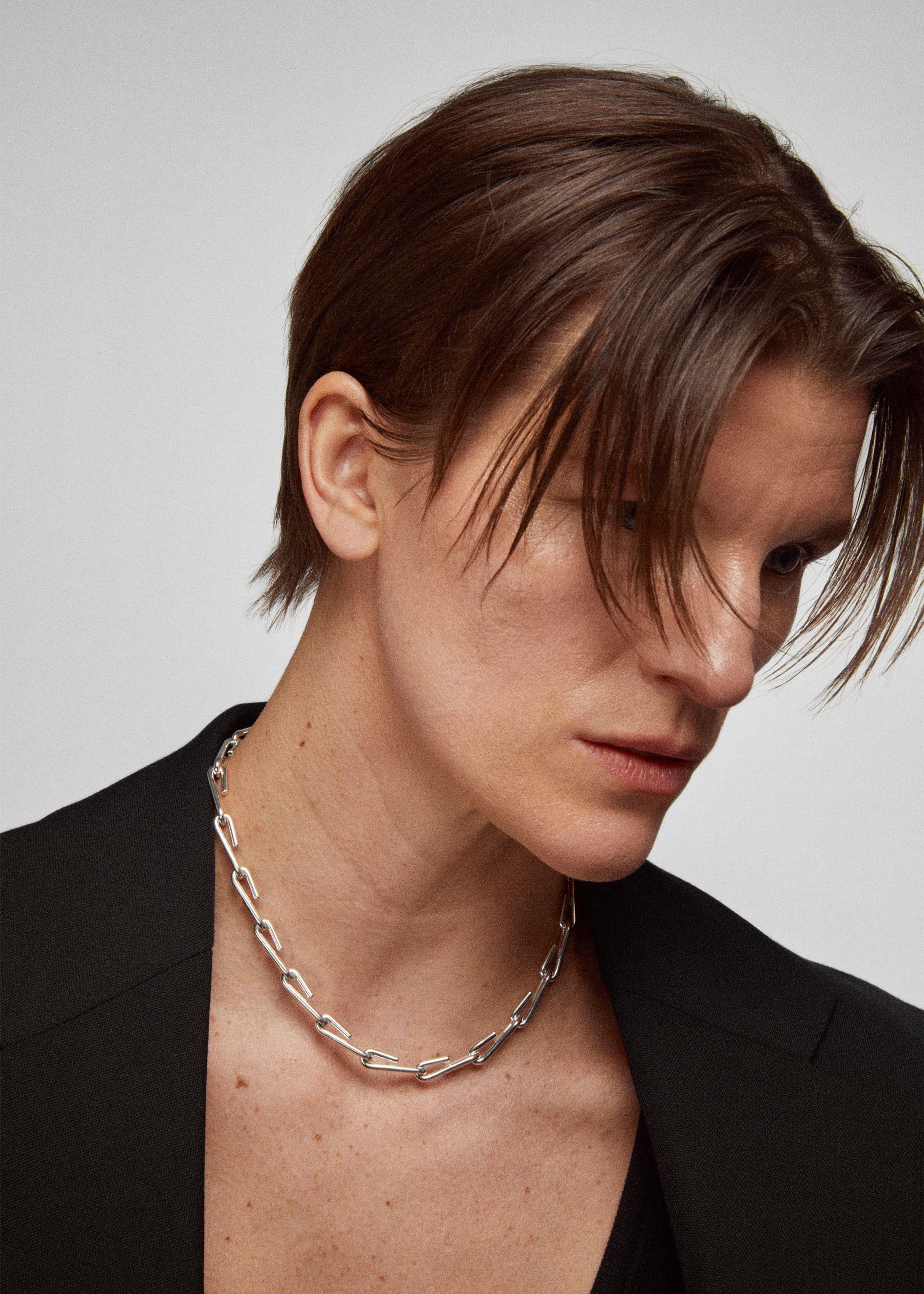 Twist necklace thin