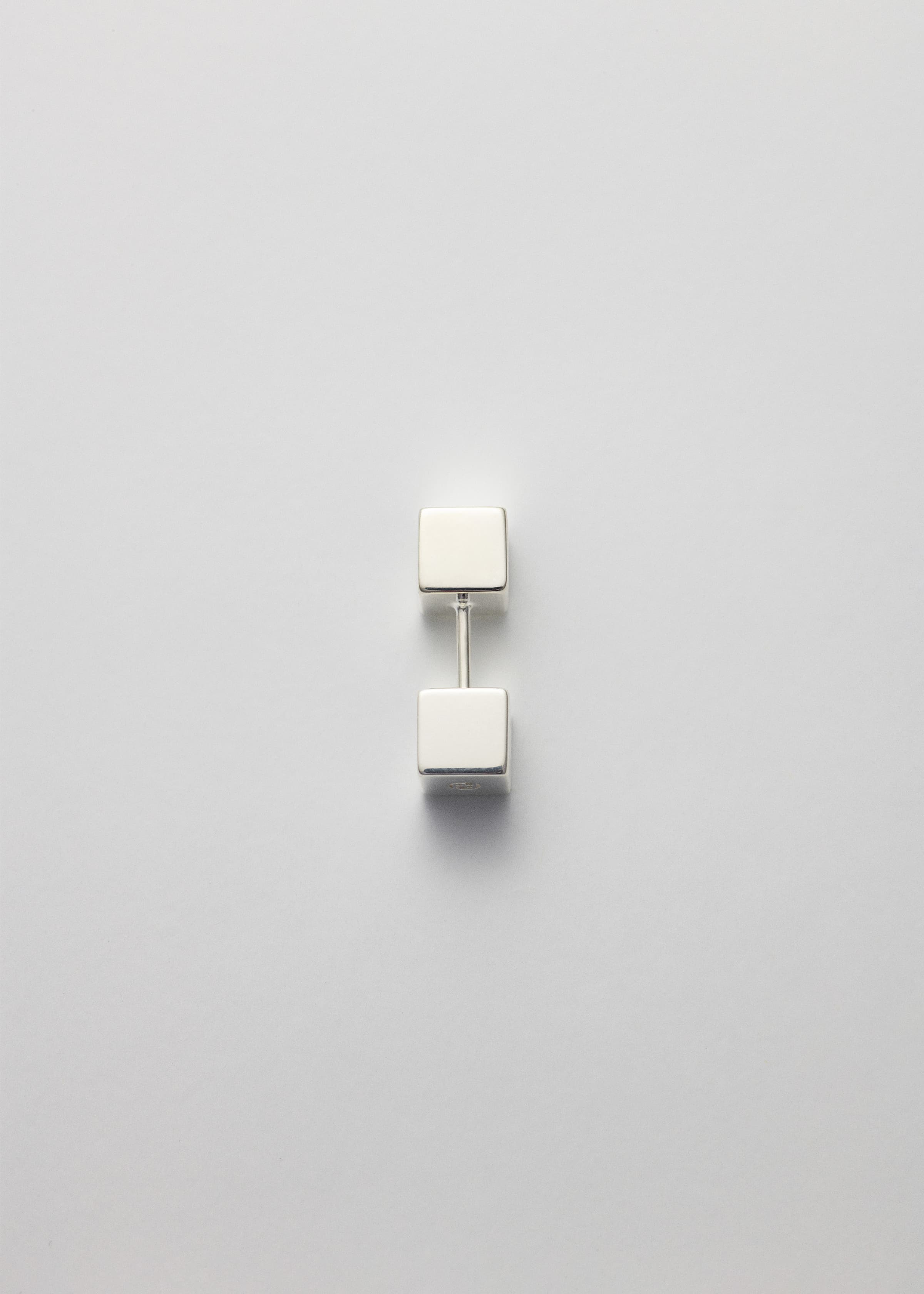Square earring stud