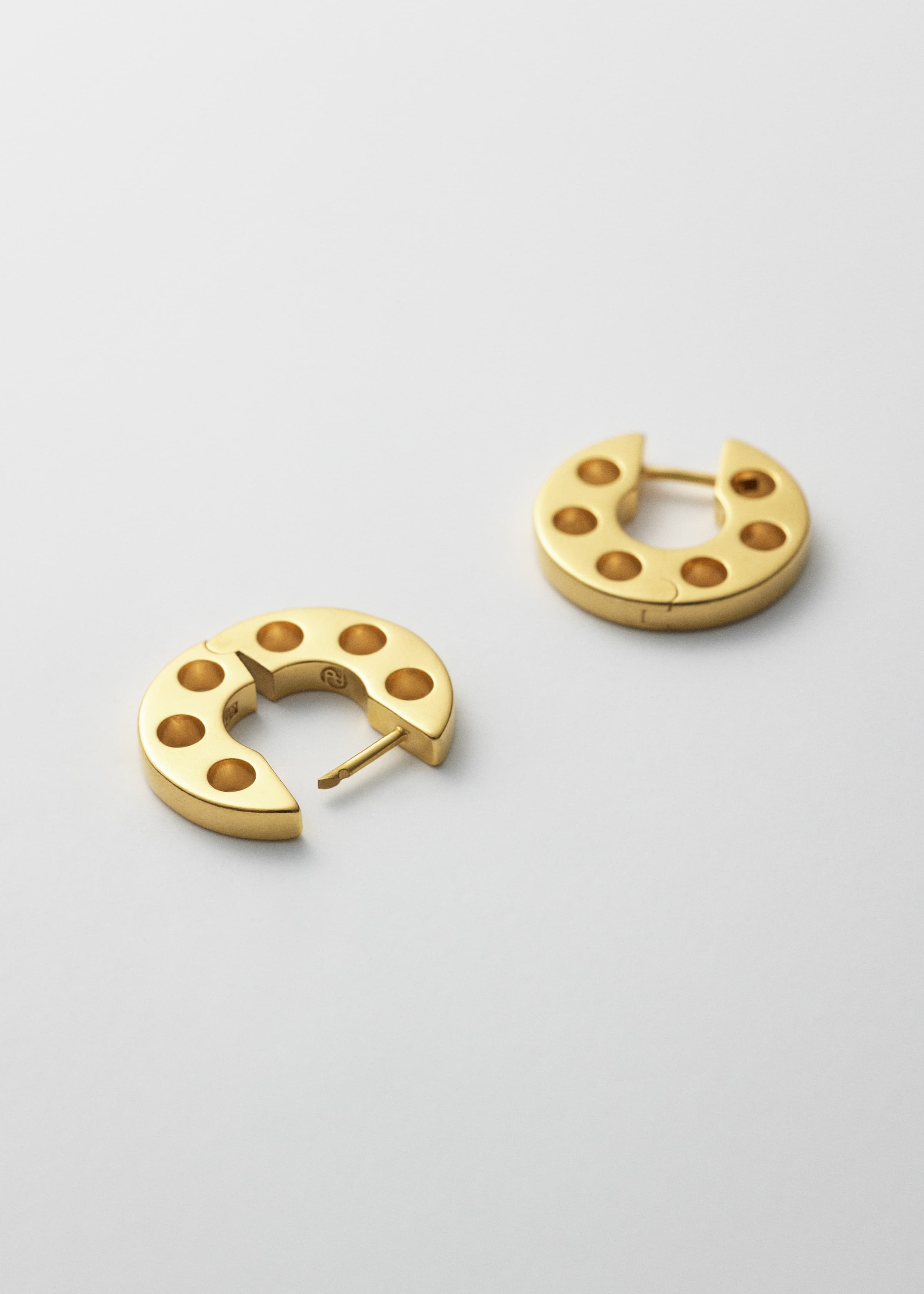 Dial earrings