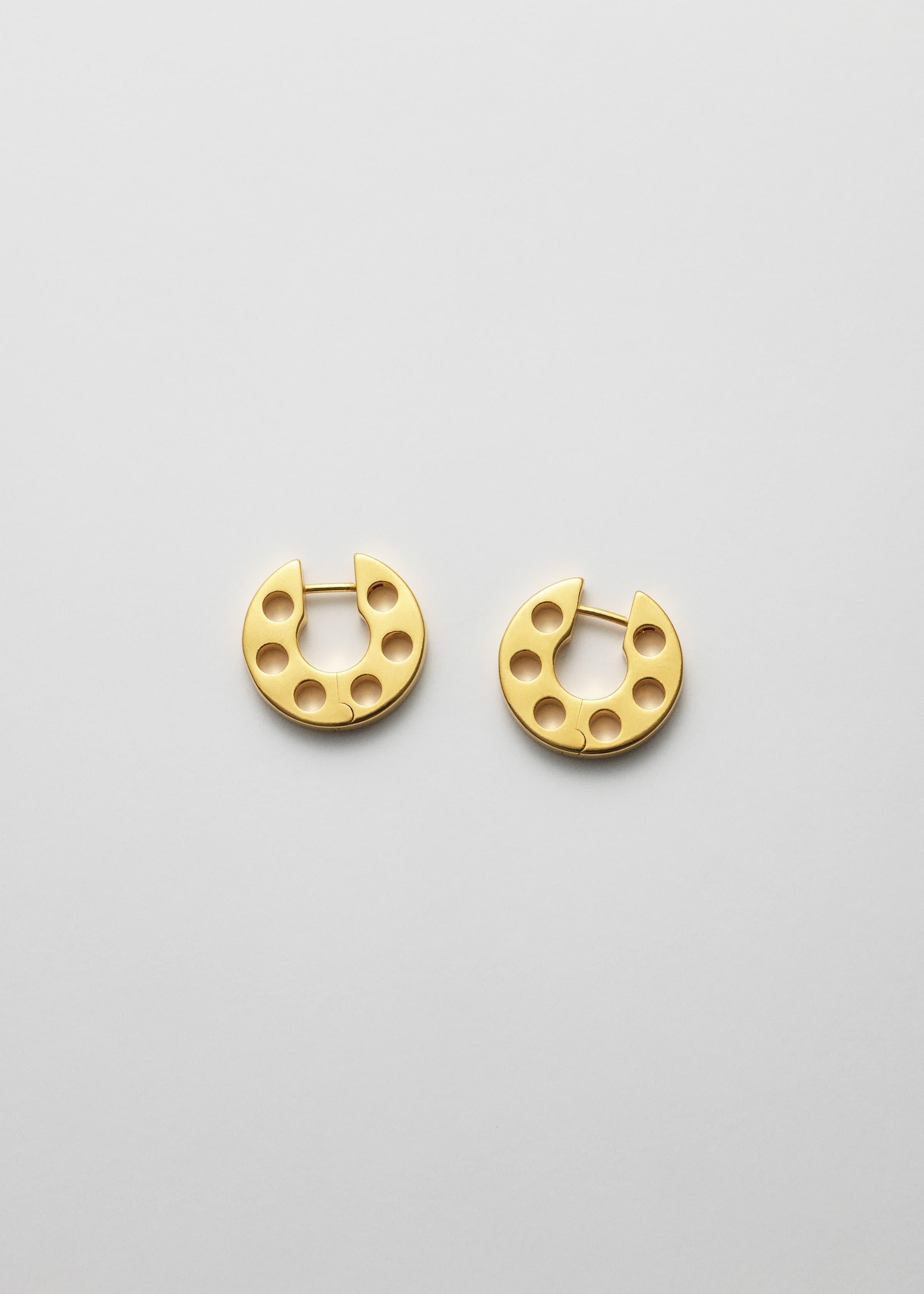 Dial earrings