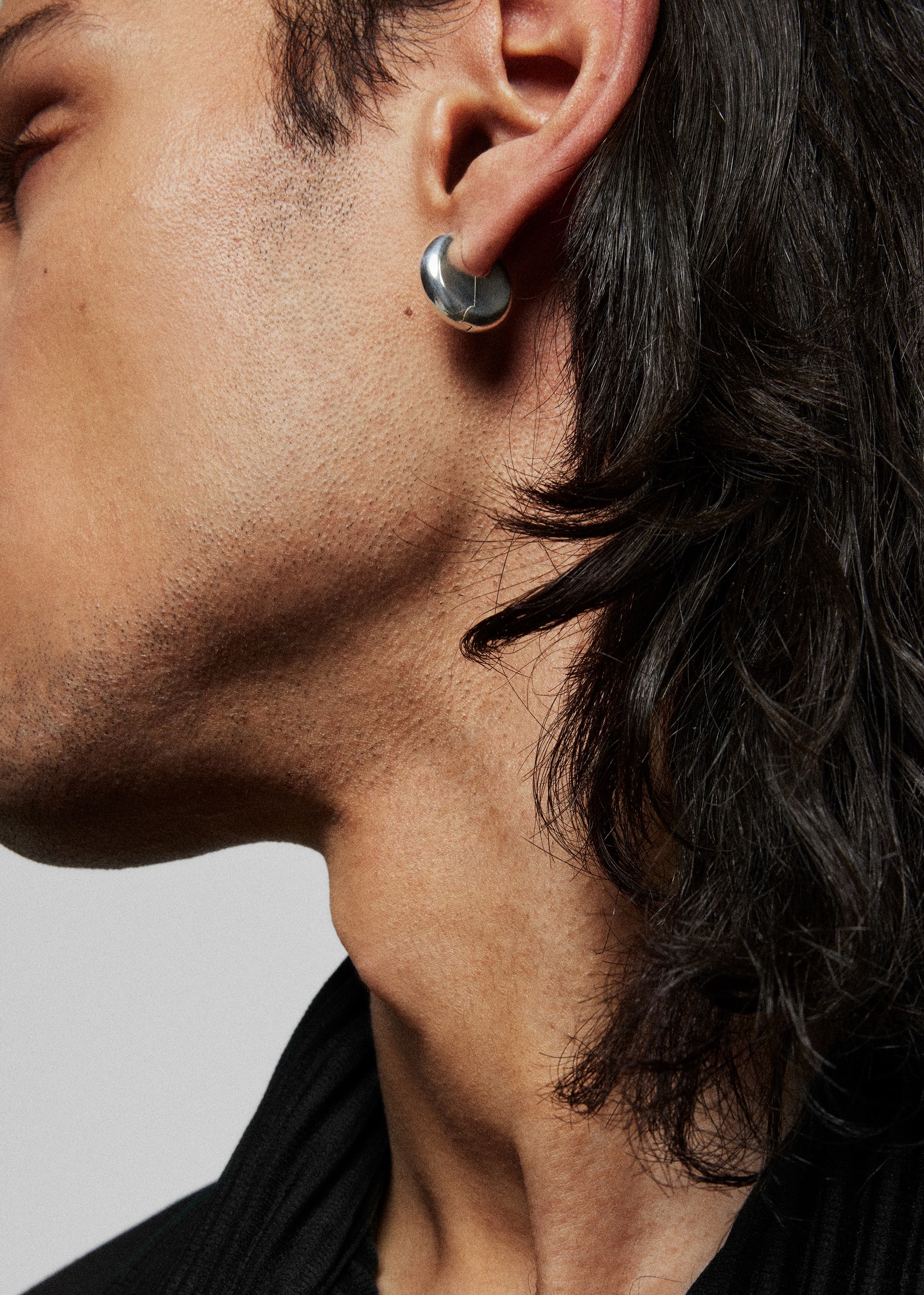 Disc earrings