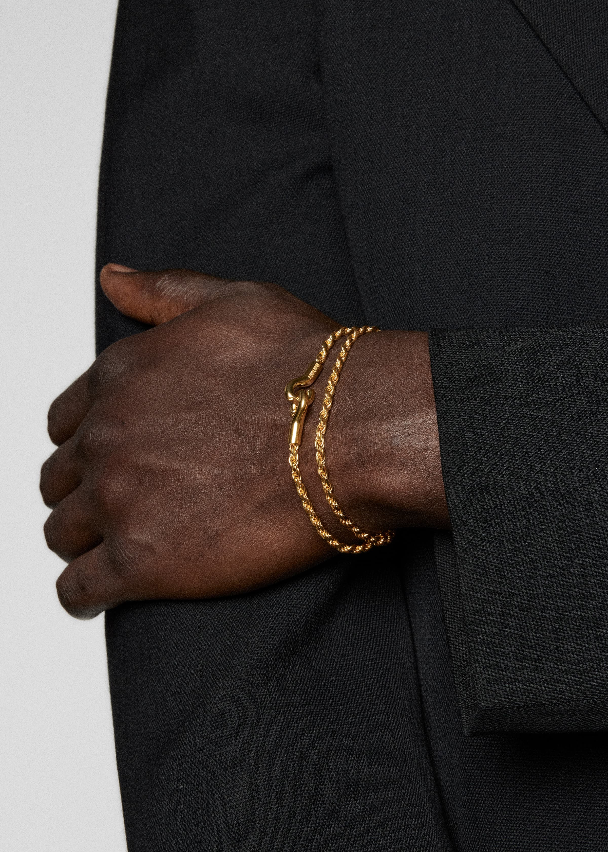 Rope bracelet thick double