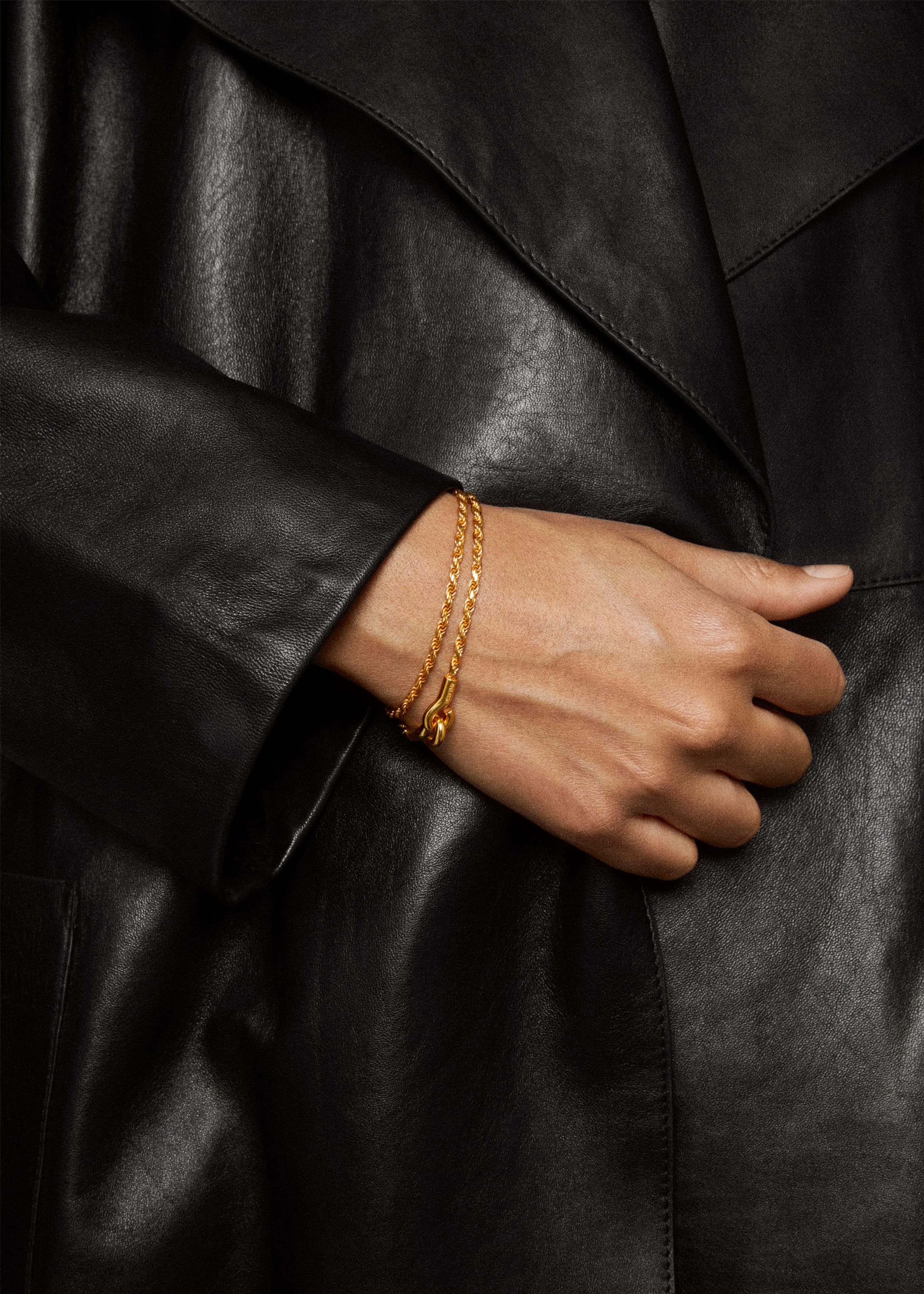 Rope bracelet thick double